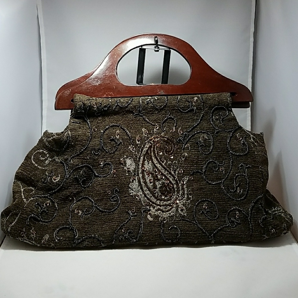Vintage Spiegel beaded handbag.